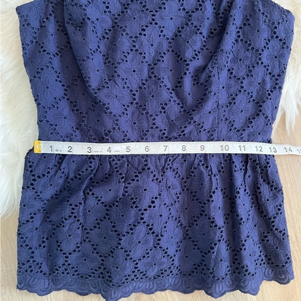 Lilly pulitzer lace peplum tank top - Picture 11 of 13